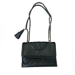 Tory Burch Black Fleming Shoulder Bag